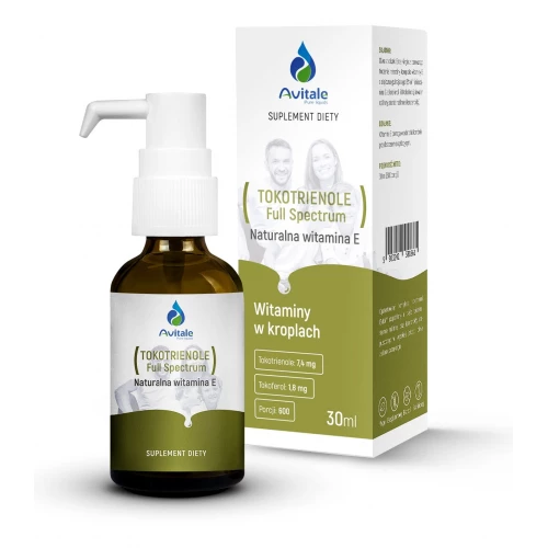 Avitale - TOKOTRIENOLE Full Spectrum Naturalna witamina E - 30 ml Avitale - TOKOTRIENOLE Full Spectrum Naturalna witamina E - 30 ml